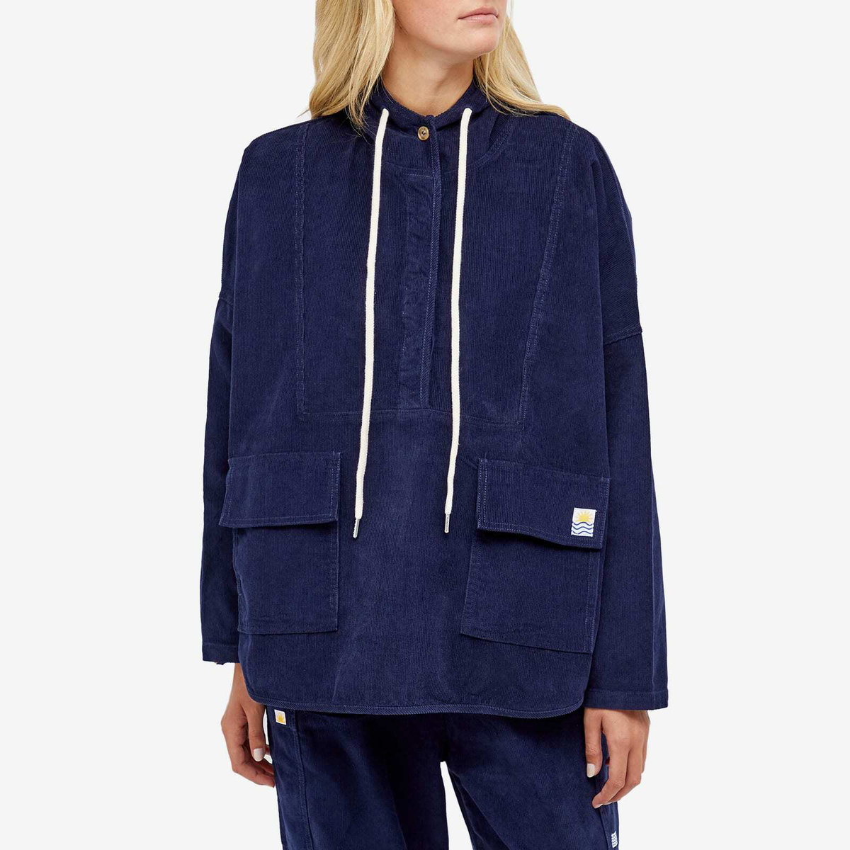 L.F. Markey Women's Griffin Anorak in Navy