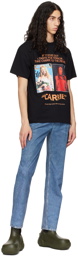 JW Anderson Black 'Carrie' Poster Print T-Shirt