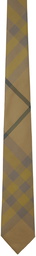 Burberry Tan Check Tie