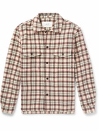 Mr P. - Checked Virgin Wool Shirt - Red