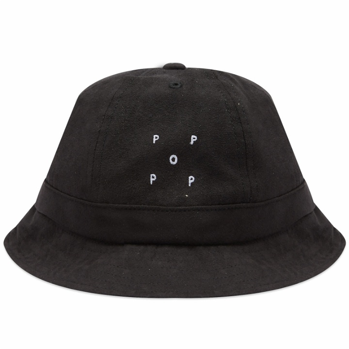 Photo: Pop Trading Company Men's Suede Bell Hat in Black