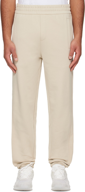 Photo: Moncler Off-White Cotton Sweatpants