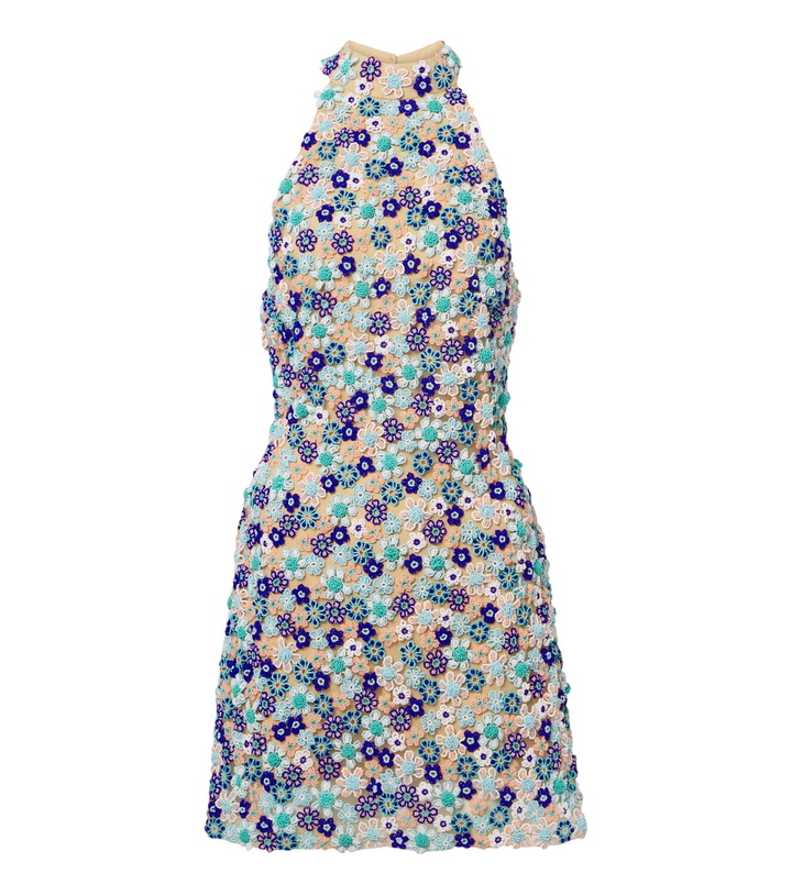 Photo: Là Fuori Arbor beaded open-back minidress