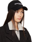 Wooyoungmi Black Embroidered Cap