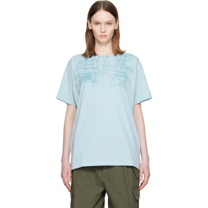 Photo: Maison Margiela Blue Numbers Regular T-shirt