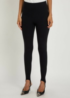 Spanx Ponte Stirrup Stretch-jersey Leggings Black