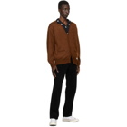 WACKO MARIA Brown Wool Cardigan