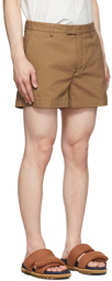 Dries Van Noten Brown Cotton Shorts