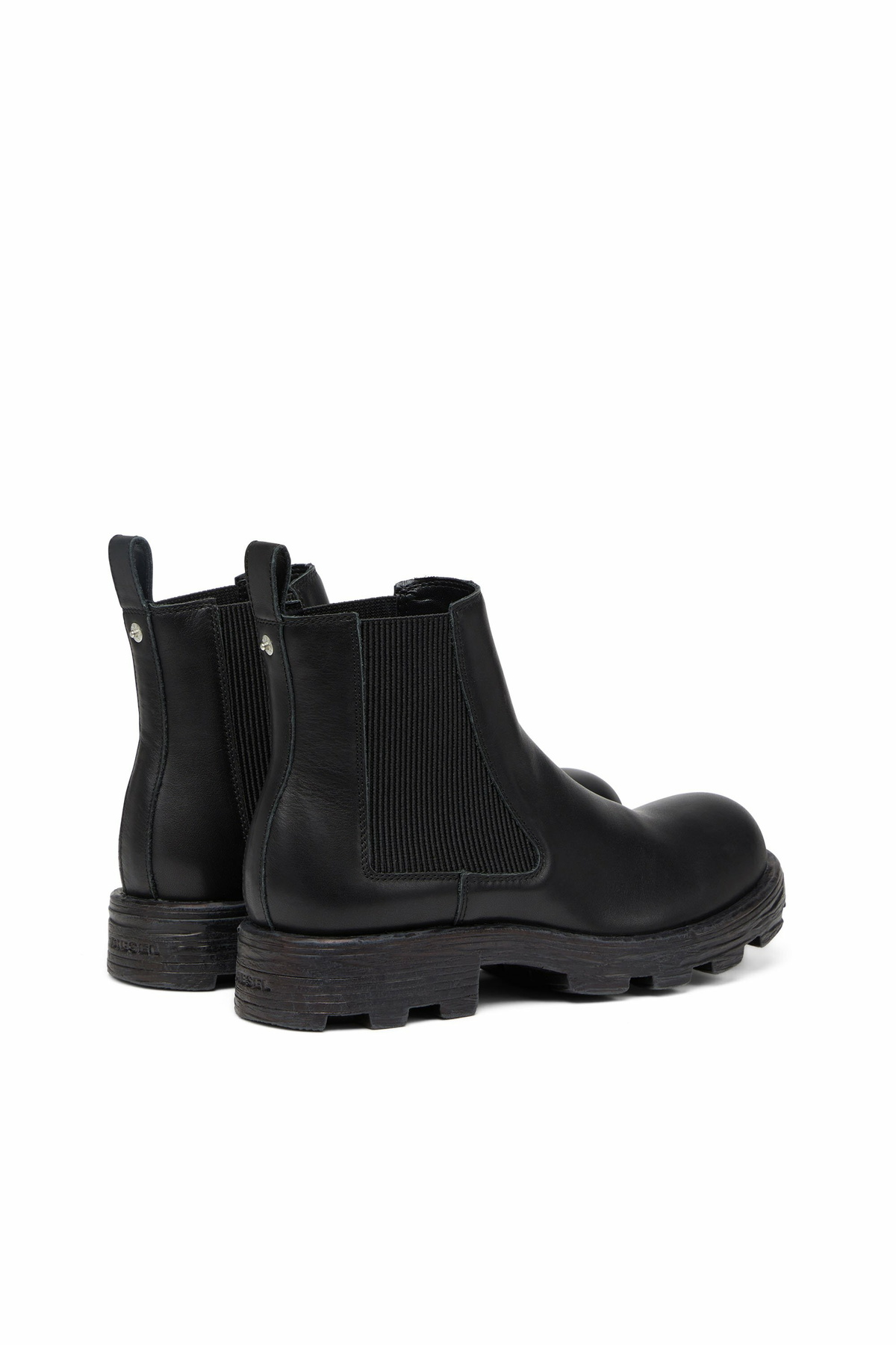 ディエルマスーターズ Diesel D-Hammer-Leather Chelsea boots with chunky sole - Boots