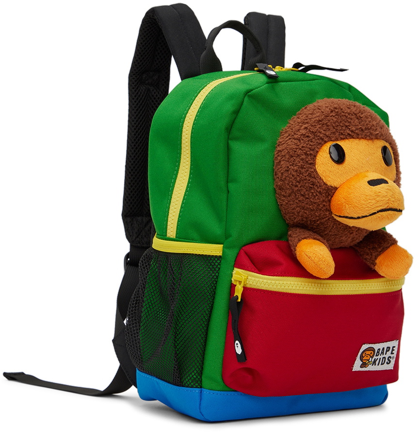 BAPE Kids Multicolor Baby Milo Plush Backpack