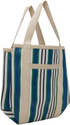 Isabel Marant Beige & Blue Darwen Tote