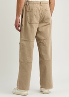 Honor The Gift Logo Straight-leg Canvas Jeans Tan