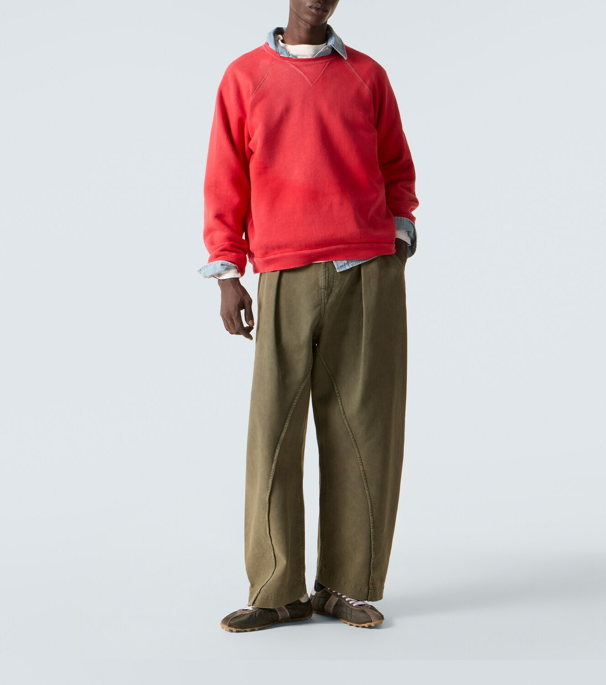 A.Presse Vintage cotton jersey sweatshirt