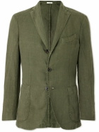 Boglioli - Unstructured Linen Suit Jacket - Green
