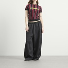 Martine Rose Women's Logo Tight T-Shirt in Red/Black