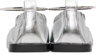 Jil Sander Silver Ring Ballerina Flats