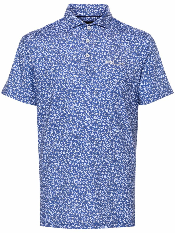 Photo: RLX Ralph Lauren Blue Floral-Print Golf Shirt