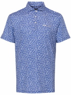 RLX Ralph Lauren Blue Floral-Print Golf Shirt