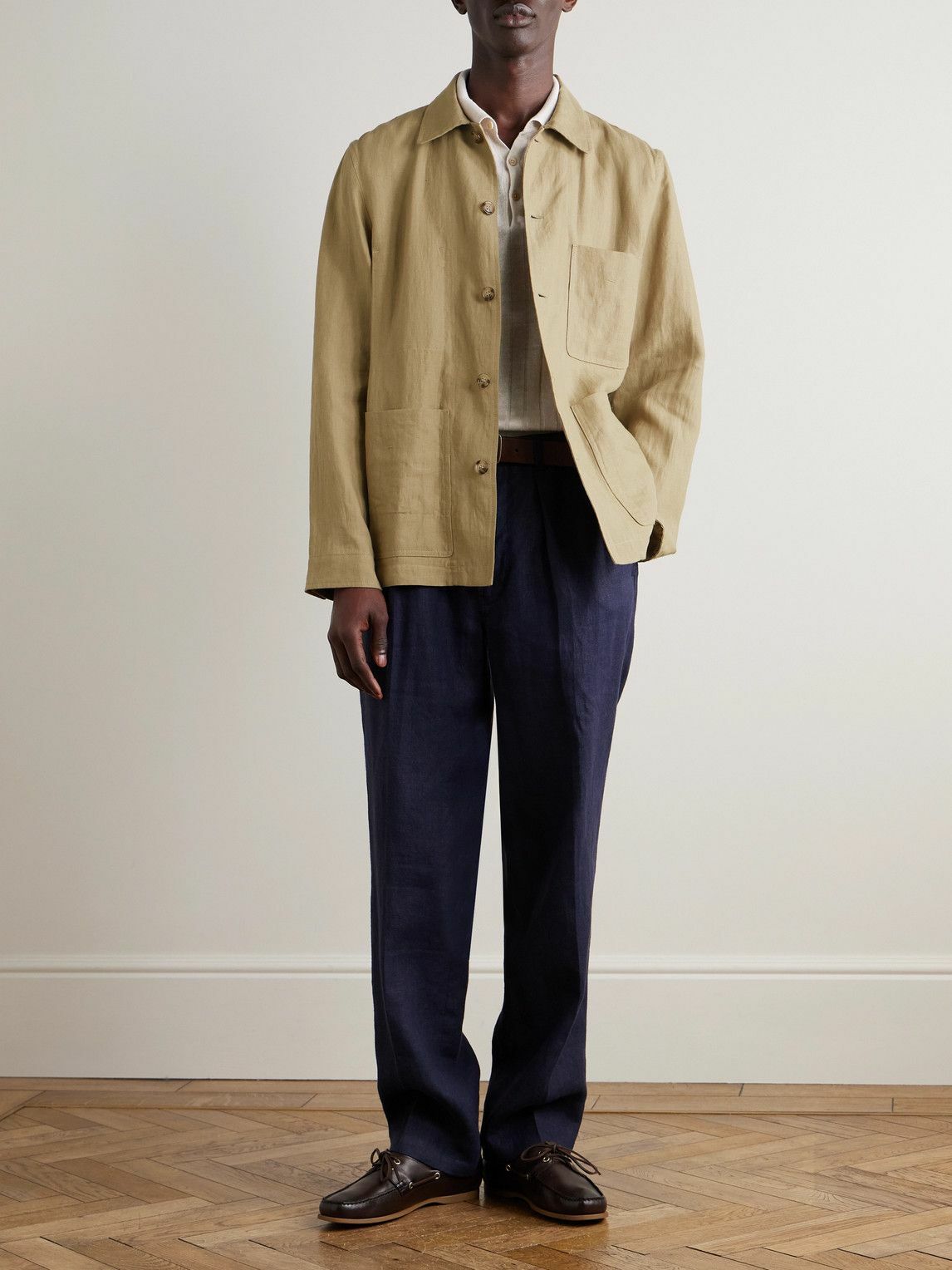 Kingsman - Valstar Linen Overshirt - Neutrals