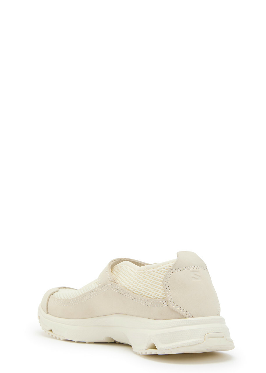 Salomon RX Marie-jeanne Mesh and Nubuck Sneakers Cream