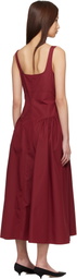 Proenza Schouler Red Proenza Schouler White Label Kendall Midi Dress