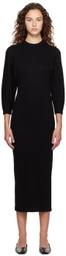 BITE Black Seashell Midi Dress