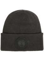 Canada Goose Arctic Ribbed Wool Beanie - Dark Green - One Size