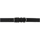 AMI Alexandre Mattiussi Black Large D-Ring Belt