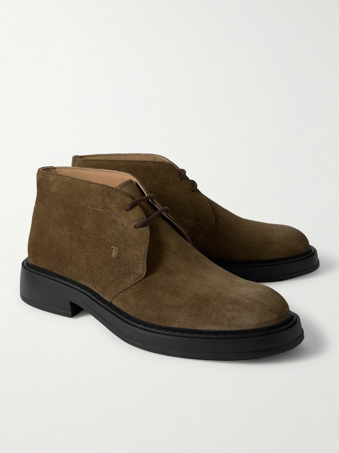 Tod’s Brown Suede Desert Chukka Boots 8.5 Man BROWN Desert Boots in Suede XXM75L00D80RE08S800 | Tods main image 4