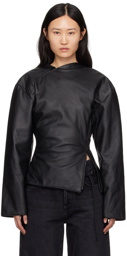 Jade Cropper Black Gigi Leather Jacket