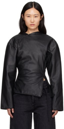 Jade Cropper Black Gigi Leather Jacket