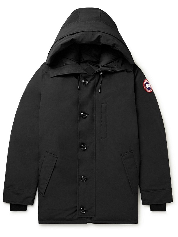 Photo: Canada Goose - Chateau Hooded Shell Down Parka - Black