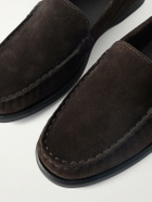 Saman Amel - City Suede Loafers - Brown