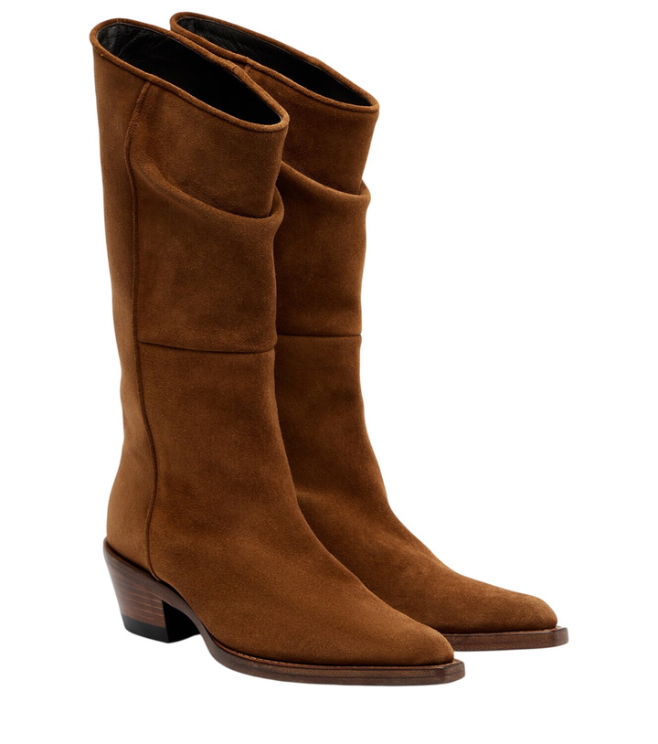 Photo: Khaite Clive suede knee-high boots