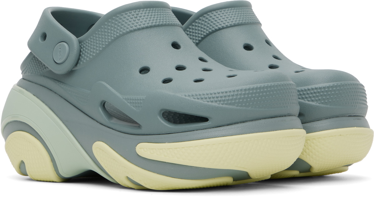 Crocs Green Bubble Crush Clogs