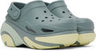 Crocs Green Bubble Crush Clogs