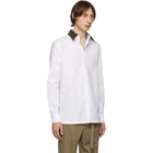 Fendi White Forever Fendi Collar Shirt