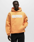Butter Goods Rounded Logo Pullover Hood Orange - Mens - Hoodies
