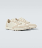 Jil Sander Moon suede-trimmed sneakers