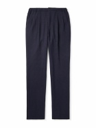 Rubinacci - Straight-Leg Pleated Super 130s Wool Trousers - Blue