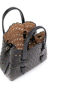 ALAÏA - Mina 16 Leather Micro Tote Bag