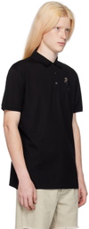 Ralph Lauren Purple Label Black Polo Bear Polo