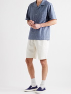 HOWLIN' - Cocktail Camp-Collar Cotton-Blend Chambray Shirt - Blue - L