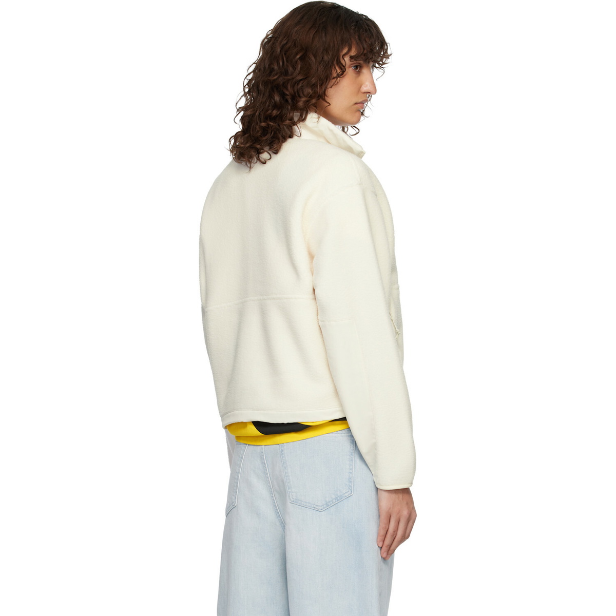 The North Face White Yumiori Off Peak 1/2-Zip Jacket