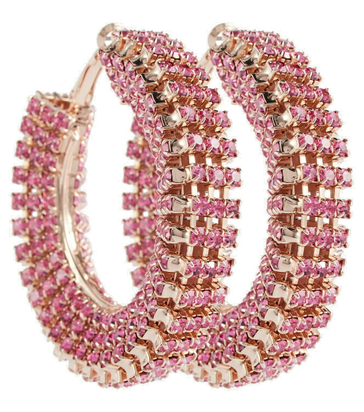 Photo: Magda Butrym - Crystal-embellished hoop earrings