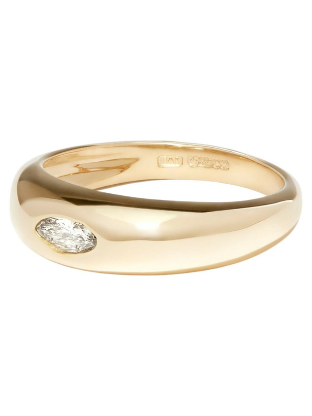 Photo: Jacquie Aiche 14K Yellow Gold Dome Diamond Ring