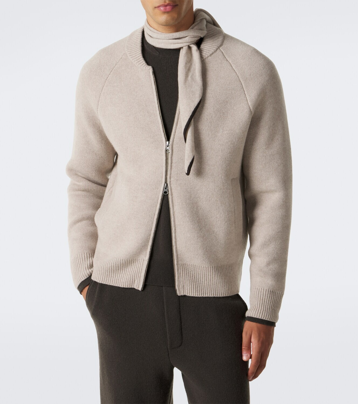 Lisa Yang Fionn cashmere zip-up cardigan