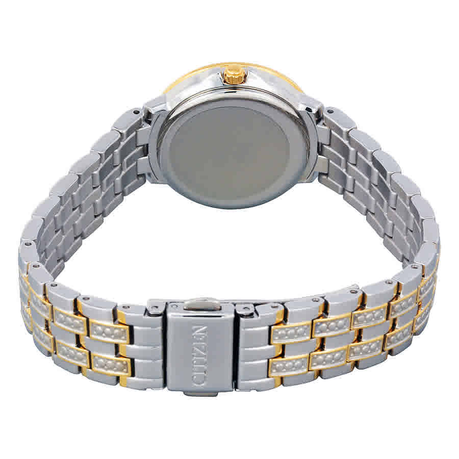 Citizen Silhouette Crystal Silver Dial Ladies Watch EW2344-57A