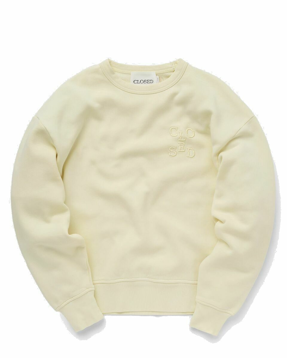 Photo: Closed Basic Crewneck Beige - Womens - Sweatshirts