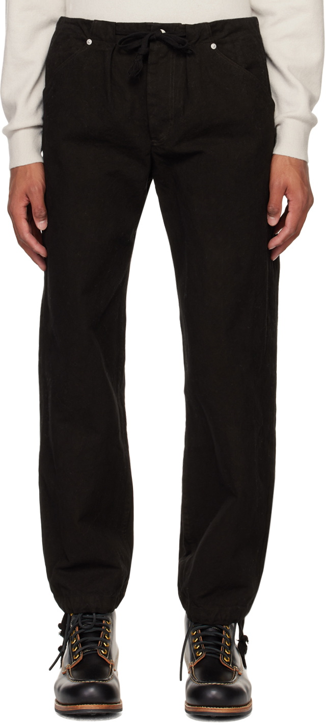 3MAN Black Workwear Trousers